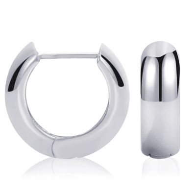 14K Gold Plated Sterling Silver Enamel Color Huggie Hoop Earrings for Women  Wide Range of Vibrant Color Options Available