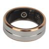 Denash Smart Ring Health,Ceramic Stainless Steel Pressure Heart Rate Monitor Fitness Ring,Camera Control Sleep Tracking Wearable Compatible with iOS & Android (Size view 1