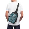 GFLFMXZW Puzzle Pieces Cross Chest Bag Crossbody Backpack for Women Men Sling Bag Travel Hiking Daypack view 2