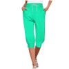 Womens Yoga Capris 2024 Casual Cropped Jogger Running Pants Lightweight Workout Outdoor Athletic Track Travel Lounge Pants view 1