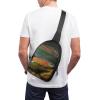 GFLFMXZW Brook Trout Fly Fishing Cross Chest Bag Crossbody Backpack for Women Men Sling Bag Travel Hiking Daypack view 2