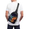 GFLFMXZW Fire And Water Phoenix Cross Chest Bag Crossbody Backpack for Women Men Sling Bag Travel Hiking Daypack view 4