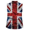 Zakqeik British Flag Women's Sleeveless Golf Tank Top V-Neck Athletic Polo-Shirts Workout M view 2