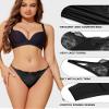 PEASLIM G-String Thongs for Women Lace Thongs Black Thongs for Women Panties view 3