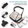 GFLFMXZW Heart Print Cross Chest Bag Crossbody Backpack for Women Men Sling Bag Travel Hiking Daypack view 4