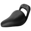 Fuuroottly PU Bike Seat for Kids, Secure Black Bicycle Saddle with Handrail and Rear Child Seat view 1