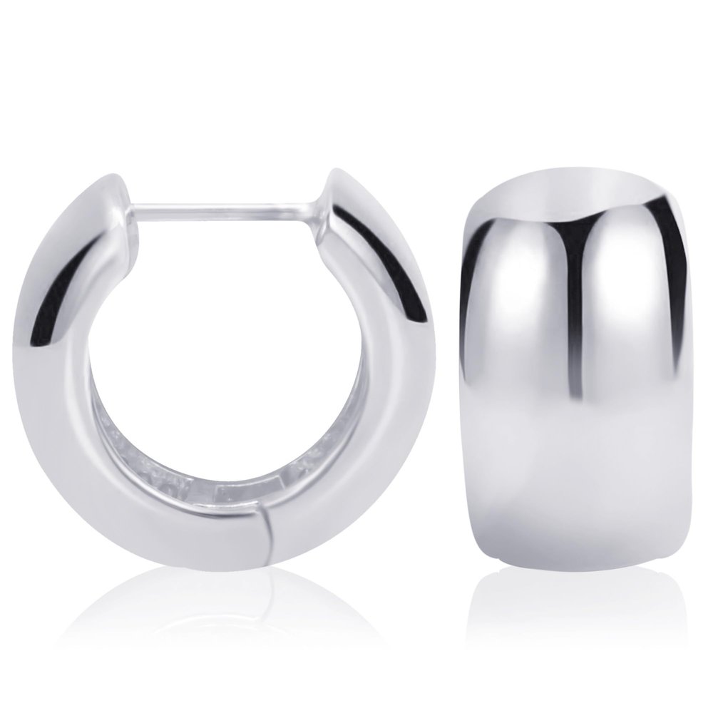 14K Gold Plated Sterling Silver Enamel Color Huggie Hoop Earrings for Women  Wide Range of Vibrant Color Options Available