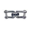 Prolinemax 4 Pcs Stainless Steel 5/16" JAW JAW Swivel Shackle Anchor Connector Flush Pin view 2
