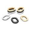 12Pack 3/4 Inch Small Oval Keyring, Metal Tiny Carabiner Spring Snap Hooks Clip for Paracord Keychain Lanyard, Car Key Rings, Pets Collar Buckles, Purse Keychain Replacement (Assorted) view 1