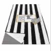 Futuregrace Yoga Towel with Corner Pockets Graduation Season Bachelor Cap Black White Stripes Sweat Absorbent Lightweight Hot Yoga Towels 26"x74" Soft Yoga Blanket for Gym Fitness Workout view 1