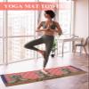 Futuregrace Yoga Towel with Corner Pockets Independence Day Boots On Stars and Red Stripes Freedom Sweat Absorbent Lightweight Hot Yoga Towels 26"x70" Soft Yoga Blanket for Gym Fitness Workout view 2