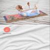 Futuregrace Yoga Towel with Corner Pockets Independence Day Boots On Stars and Red Stripes Freedom Sweat Absorbent Lightweight Hot Yoga Towels 26"x70" Soft Yoga Blanket for Gym Fitness Workout view 4