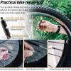 Mitoydoe Presta Valve Core,Anodized Alloy Presta Valve Caps for Tubeless Road & MTB Bike Works w/Stan's, Vittoria, Continental, No-Leak Replacement Presta and Valve Cor B view 3