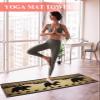 Futuregrace Yoga Towel with Corner Pockets Retro Polar Bear Pine Tree Silhouette Sweat Absorbent Lightweight Hot Yoga Towels 26"x70" Soft Yoga Blanket forGym Fitness Workout view 2
