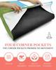 Futuregrace Yoga Towel with Corner Pockets Happy Groundhog Day Funny Groundhog Sweat Absorbent Lightweight Hot Yoga Towels 26"x70" Soft Yoga Blanket for Gym Fitness Workout view 3