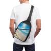 GFLFMXZW Bright Sunshine Summer Beach Cross Chest Bag Crossbody Backpack for Women Men Sling Bag Travel Hiking Daypack view 2