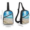 GFLFMXZW Bright Sunshine Summer Beach Cross Chest Bag Crossbody Backpack for Women Men Sling Bag Travel Hiking Daypack view 3