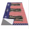 Futuregrace Yoga Towel with Corner Pockets Independence Day Boots Stars On Stars and Stripes Freedom Sweat Absorbent Lightweight Hot Yoga Towels 26"x70" Soft Yoga Blanket for Gym Fitness Workout view 1