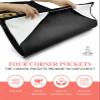Futuregrace Yoga Towel with Corner Pockets Graduation Season Celebration Bachelor Cap Sweat Absorbent Lightweight Hot Yoga Towels 26"x74" Soft Yoga Blanket for Gym Fitness Workout view 3