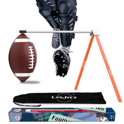 LvsJvcy Football Kicking Tee Stand, Premium Field Goal Kickoff Holder Equipment, Professional Kick Goal Posts Gear Compatible with All Football Size, Football Trainer Practice Accessories Gifts