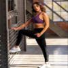 GAYHAY High Waisted Leggings with Pockets for Women - Buttery Soft Yoga Pants for Gym Workout, Athletic Running Navy Blue view 2