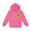 NineFit Basics Toddler Kids Girls Boys Boys Fashion Sweatshirt Fleece Pullover Hoodies Cute Printed Hooded Baby Girl (D, 7-8 Years) view 1