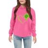 NineFit Basics Toddler Kids Girls Boys Boys Fashion Sweatshirt Fleece Pullover Hoodies Cute Printed Hooded Baby Girl (D, 7-8 Years) view 2