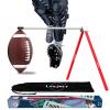 LvsJvcy Football Kicking Tee Stand, Premium Field Goal Kickoff Holder Equipment, Professional Kick Goal Posts Gear Compatible with All Football Size, Football Trainer Practice Accessories Gifts view 1