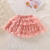 NineFit Basics Toddler Baby Girls Butterfly Tutu Skirt Layered Ballet Tulle Dance Skirt Princess Party Skirts for (Red, 6-7 Years) view 2