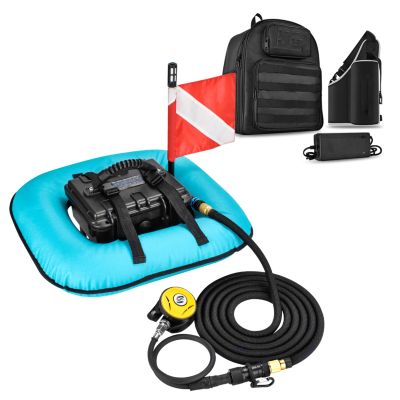 RuoShui Air Buddy Diving Systems, Portable Diving Ventilator (Blue), Small