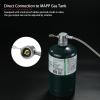 camping moon Small 16oz/1lb Propane Tank to Butane Stove Adapter with Built-in Regulator and Extended Hose Pipe 50cm view 3