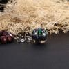 YYQTGG Quick Response Easy to Read Optical Ball Keychain Liquid Filled Ball for Camping with Bearing view 3