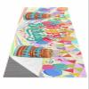Futuregrace Yoga Towel with Corner Pockets Happy Birthday Cake Gift Balloon Streamer Yellow Sweat Absorbent Lightweight Hot Yoga Towels 26"x74" Soft Yoga Blanket for Gym Fitness Workout view 1