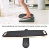 XHTLLO Wooden Anti Skid Yoga Balance Board, Beech Rehabilitation Training Tool for Home Fitness, Improves Balance and Coordination, Compact and Portable, Includes Roller, for Children, Adults view 2