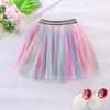 NineFit Basics Birthday Skirt for Girls Layered Mini Rainbow Tutu Ballet Skirt for Toddler Girls Colorful Ruffle (Purple, 3-4 Years) view 3