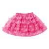 NineFit Basics Toddler Baby Girls Butterfly Tutu Skirt Layered Ballet Tulle Dance Skirt Princess Party Skirts for (Hot Pink, 6-7 Years) view 1