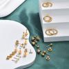12 Pairs Surgical Steel Earrings Sets for Multiple Piercing Gold Earrings Stack view 3