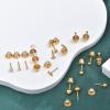 12 Pairs Surgical Steel Earrings Sets for Multiple Piercing Gold Earrings Stack view 4