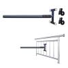 ZIMGOD Wing Chun Dummy 60cm Spring Arms for Railing, Martial Arts Training Equipment with 2 Retainer, Kung Fu Trainer Dummies, Man Pile Practice Device for Fence Sandbags(Color:with 1 Spring) view 1