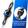 Alwonder 30-Pack Ball Bearing Swivels Fishing Tackle, High Strength Stainless Steel Solid Welded Rings Barrel Swivel Hook Line Connector with Black Nickel Coating Saltwater Freshwater #1 view 4