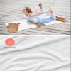 Futuregrace Yoga Towel with Corner Pockets Happy Groundhog Day Funny Groundhog Sweat Absorbent Lightweight Hot Yoga Towels 26"x74" Soft Yoga Blanket for Gym Fitness Workout view 4