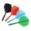 PATIKIL Integrated Dart Shaft and Flights, 12Pcs 2BA Lightweight Plastic Dart Flight Accessory Standard Shape, Black/Red/Blue/Green view 4
