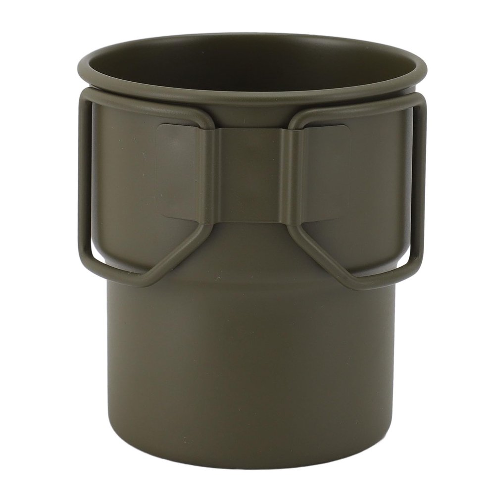 Glomora Foldable Handle Coffee Mug, Portable Camping Coffee Cup Stainless Steel Lightweight Backpacking Cup for Hiking Travel