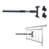 ZIMGOD Wing Chun Dummy 60cm Spring Arms for Railing, Martial Arts Training Equipment with 2 Retainer, Kung Fu Trainer Dummies, Man Pile Practice Device for Fence Sandbags(Color:with 2 Springs) view 1