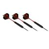 Steel Tip Darts Set, Professional Metal Darts, Point Metal Tip Anti Slip Light Weight Flight Darts for Dartboard Home Bar (Red) view 2