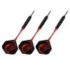 Steel Tip Darts Set, Professional Metal Darts, Point Metal Tip Anti Slip Light Weight Flight Darts for Dartboard Home Bar (Red) view 3
