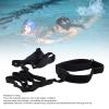 Swim Parachute, Swimming Belt Swim Training Exerciser Belt with Drag Parachute, Swimming Harness Swim Training Equipment for Adults and Kids (Black) view 2