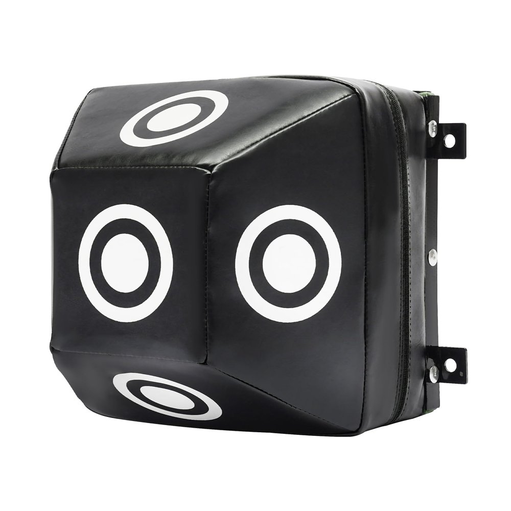 COFECO Wall Mount Uppercut Boxing Training Punching Target, MMA Training Punching Target Wall Mounted Punching Bag 11.81 x 11.81in with Marking Points Punching Target for Boxing, Combat, Kickboxing