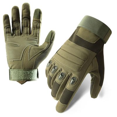 Tactical Gloves for Men -Touch Screen Work Gloves Motorcycle Dirt Bike Training Full Finger Gloves Hard Shell & Palm Padding Mittens for Camping Driving ATV Hiking Climbing Sports Training