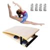CMYUN School Gym Gymnastics Springboard Wood, Thickened Little Springboards with Non-Slip Mats, Art Training Spring Board for Kid Teen, 70x50cm